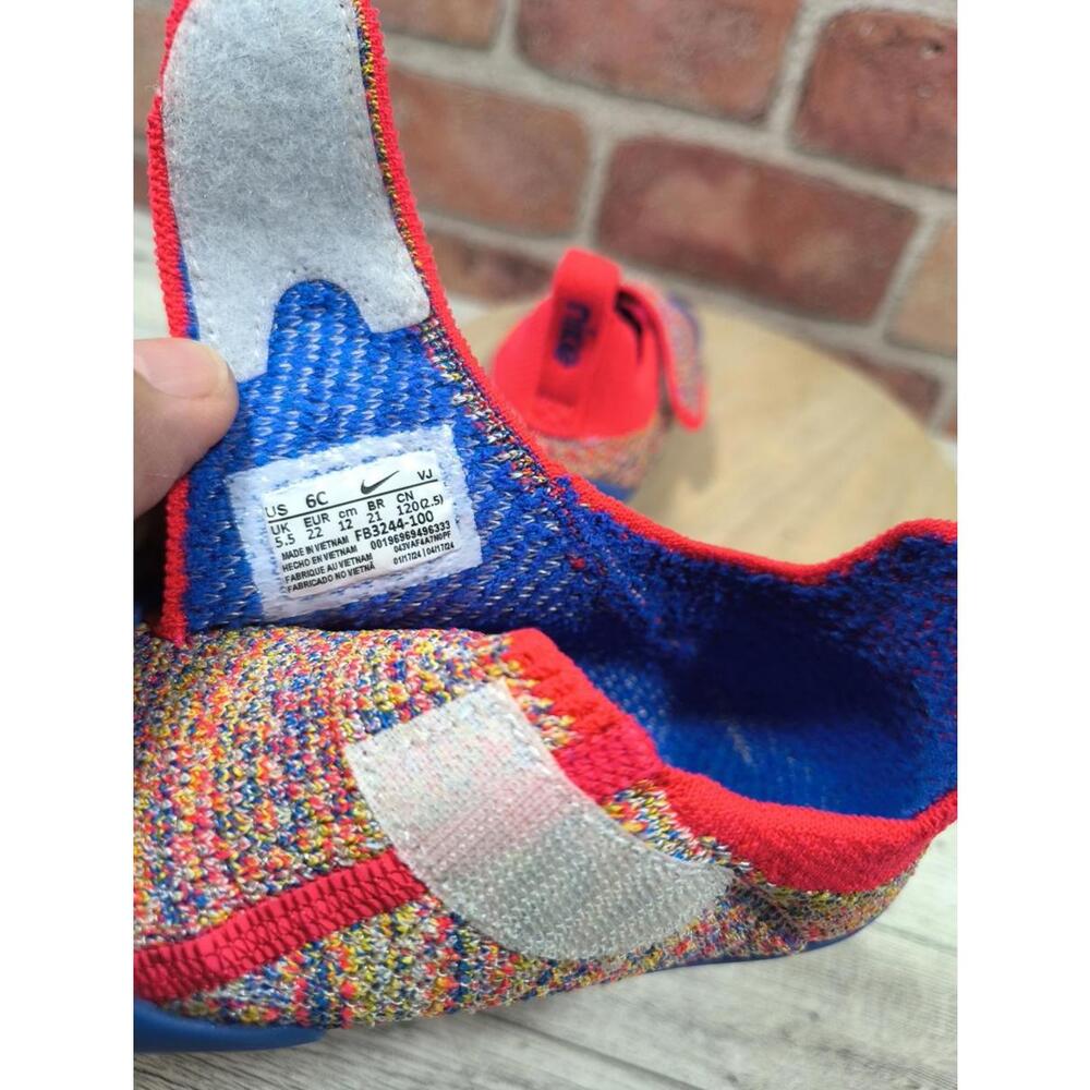 Nike Swoosh 1 TD 6c Siren Red Game Royal Toddler Infant Casual Shoes FB3244-100 - Picture 8 of 8